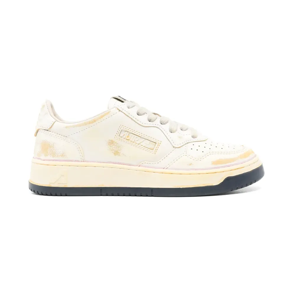 Autry Medalist Low Super leren – White (AVLWBE01)