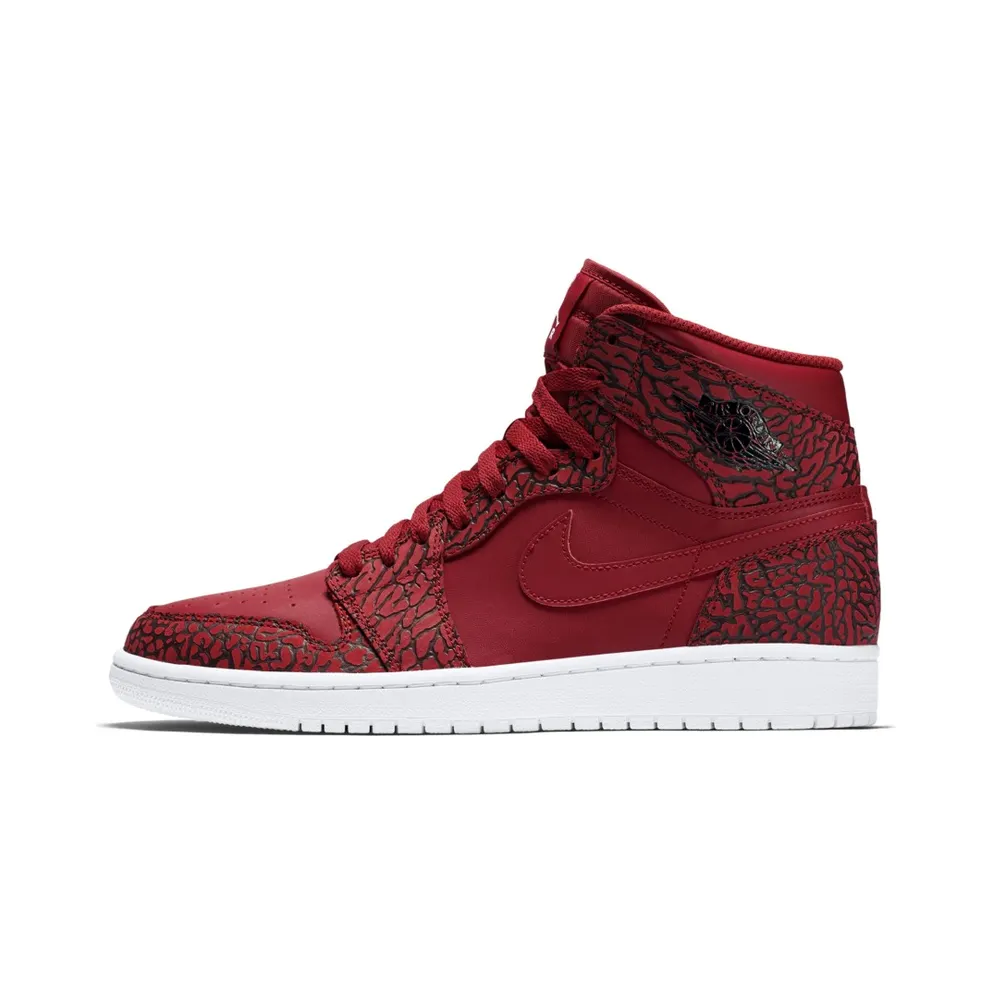Jordan 1 Retro Red Elephant Print Gym Red/White-Team Red-White (839115-600)