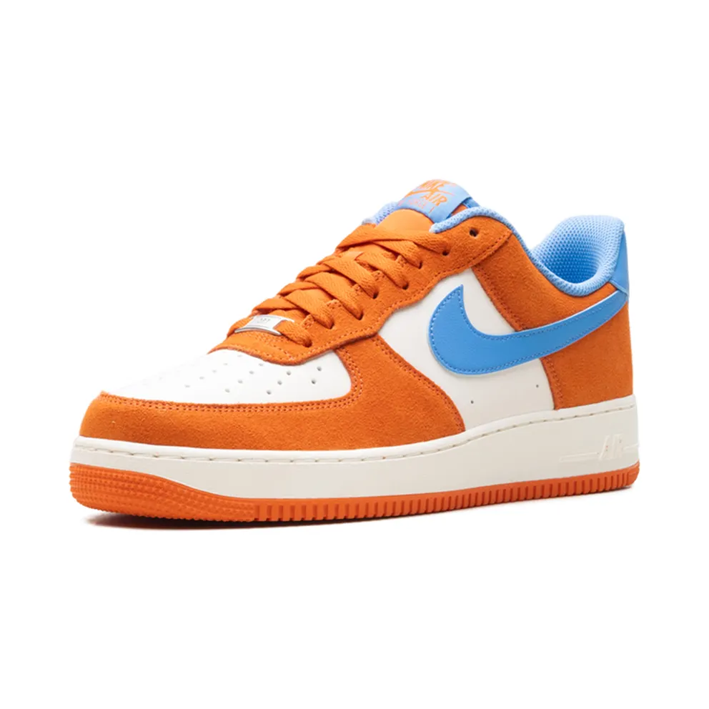 Nike Air Force 1 ’07 LV8 “Safety Orange / University Blue” (FQ8714-800)