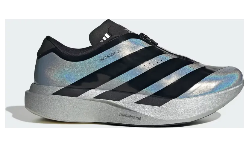 Adidas Adizero Evo SL Zip “Silver Metallic Black” (KH7787)