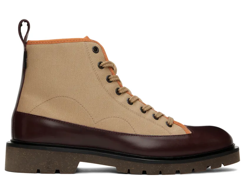 PS by Paul Smith Tan Logo High-Top Sneakers (M2S-BUH06-JCVS-07)