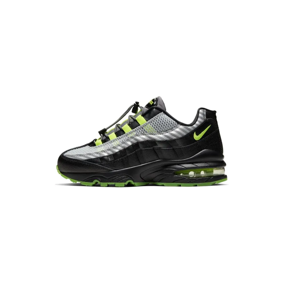Nike Air Max 95 Black Gunsmoke Volt (GS) Black/Black/Gunsmoke (BQ4747-001)