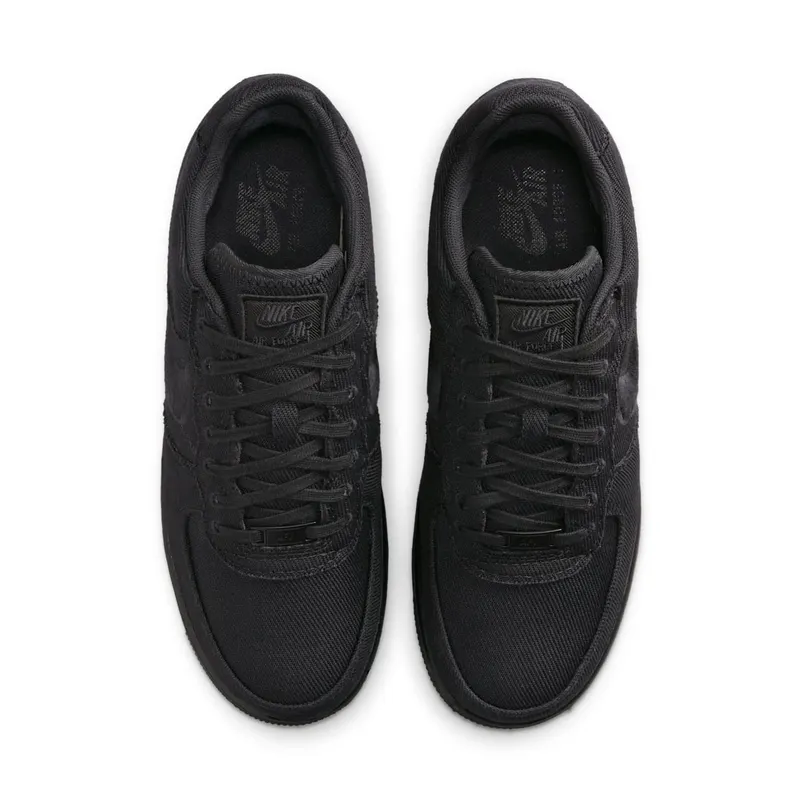 Nike Air Force 1 Low Triple Black Canvas (HV1204-002)