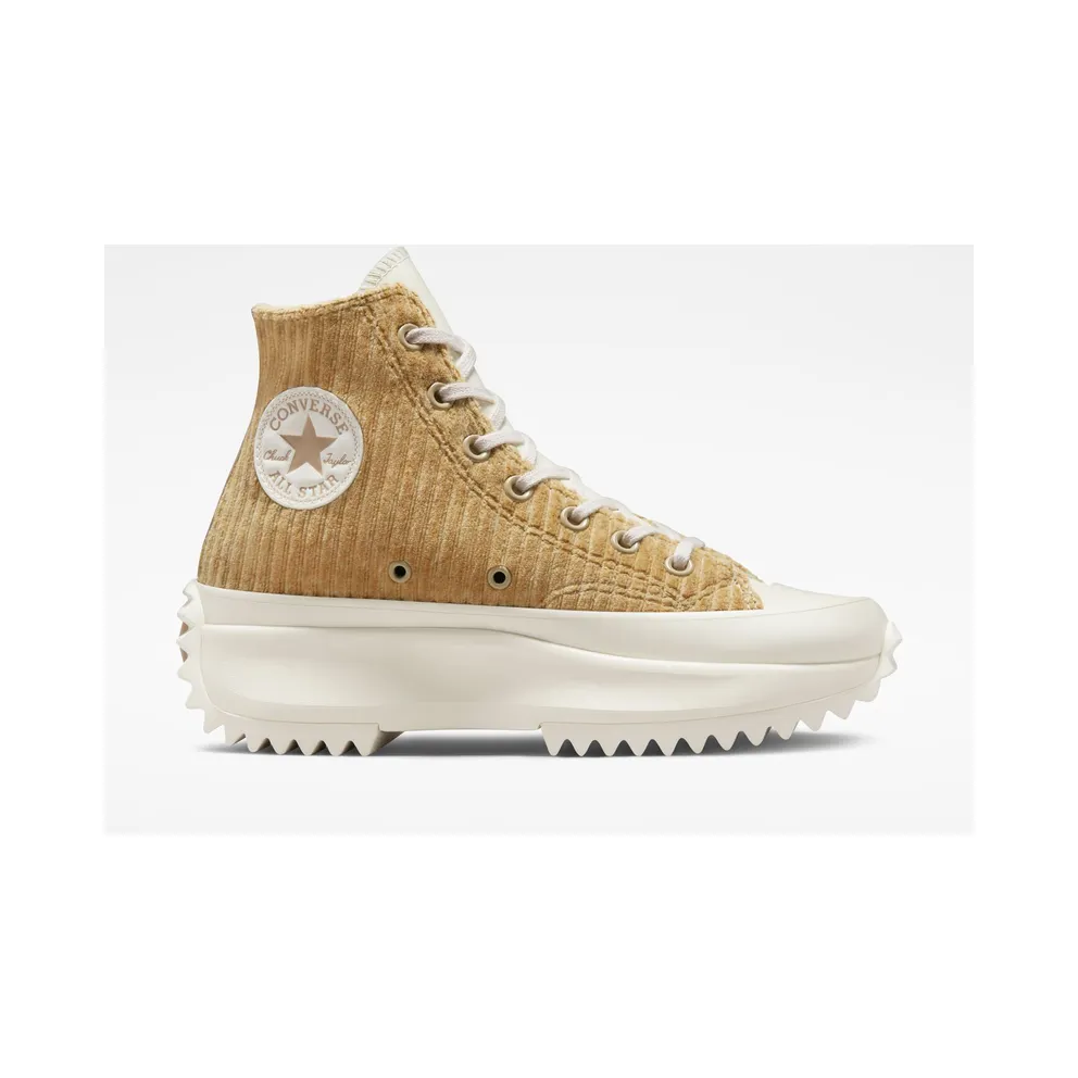 Converse Run Star Hike Platform Striped Knit Nomad Khaki/Desert Sand/Egret (A03253C)
