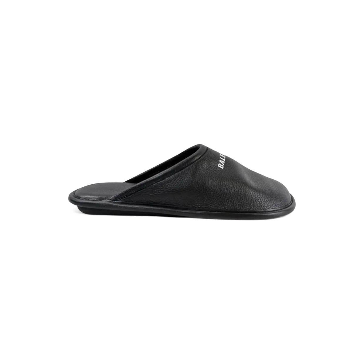 Balenciaga Home Mule Flat Black White (699668 WB993 1090)