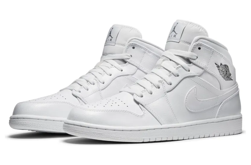 Jordan 1 Mid White Cool Grey (2014) (554724-120)