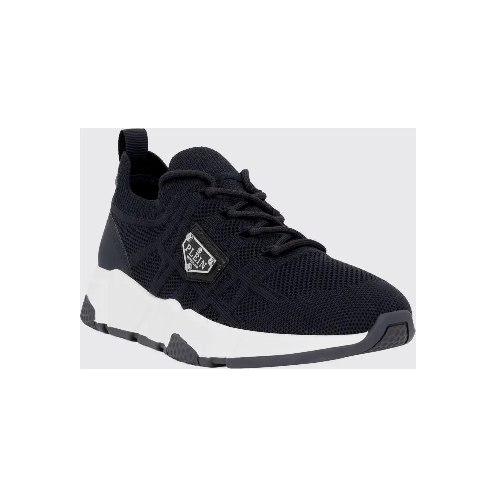 Philipp plein Low-Top Technical Mesh with Elasticized Ankle Blue (UAFSUSC1076PTE003N14)