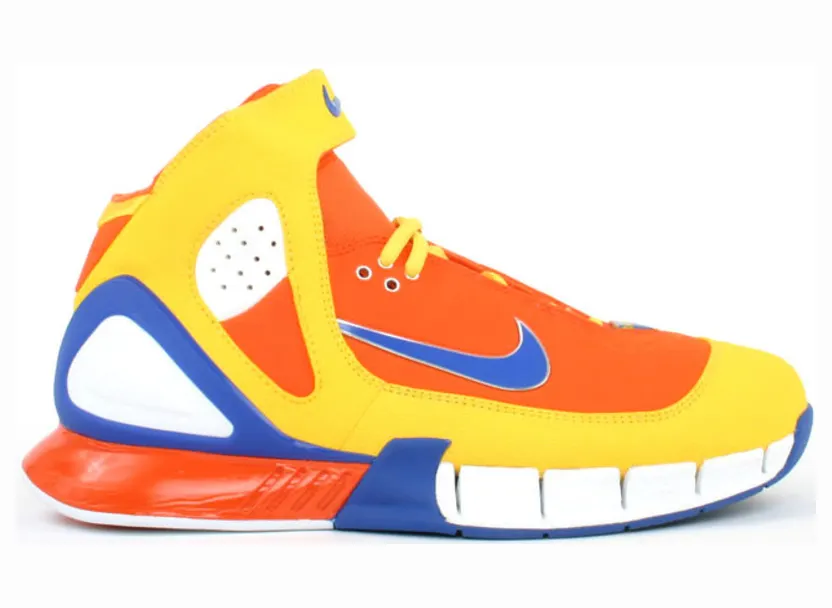 Nike Air Zoom Huarache 2K5 Id ‘Sole Collector Cowboy Special’ Safety Orange/Varsity Royal-Varsity Maize (312178-841)