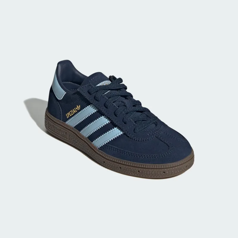 Adidas Handball Spezial Comfort Closure Elastic Lace Kids Collegiate Navy / Clear Sky / Gum (JQ6380)