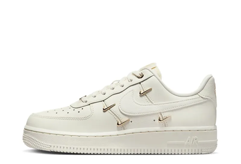 Nike Air Force 1 ’07 LX CN Sail Gold Mini Swooshes (FV3654-111)