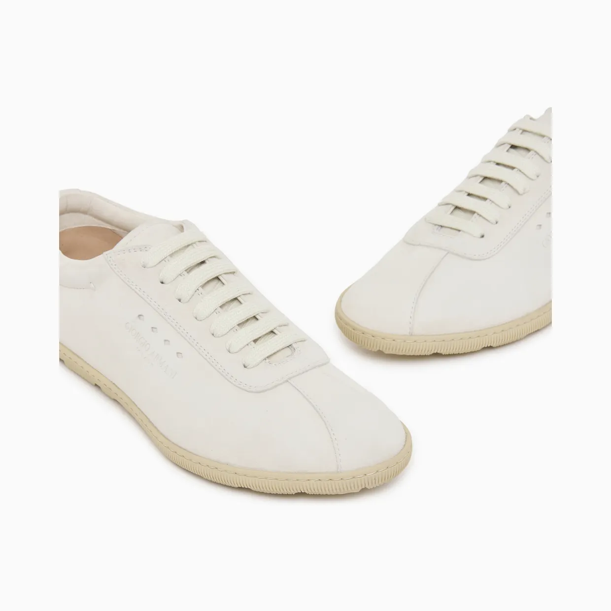 Armani Lace-Up In Velour Suede With Rubber Sole (GW003240-AF24997-U1112) (5)