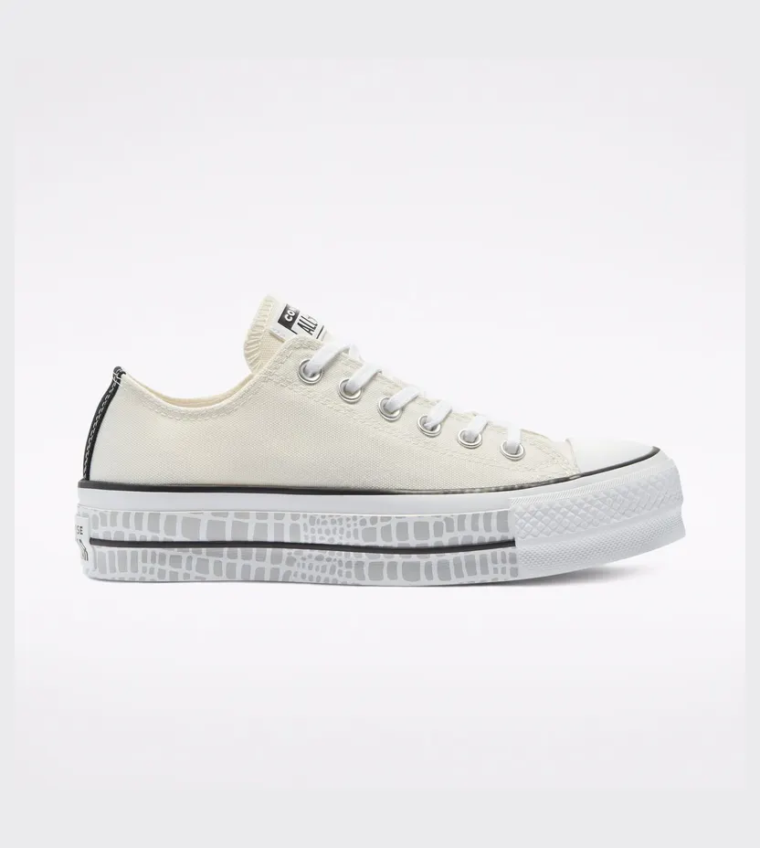 Converse Digital Daze Platform Chuck Taylor All Star Low Top Egret/white/black (570325C)