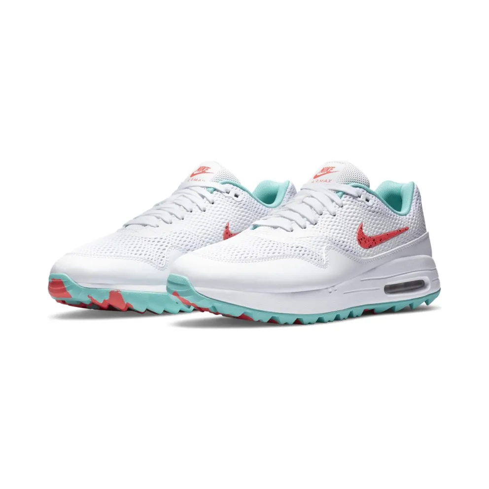 Nike Air Max 1 Golf Watermelon White/Hot Punch-Aurora Green (CI7576-103)