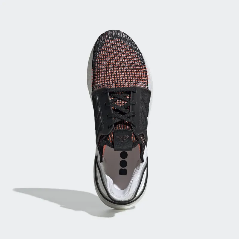adidas Ultra Boost 2019 Black White Solar Orange Core Black/Cloud White/Solar Orange (G27519)