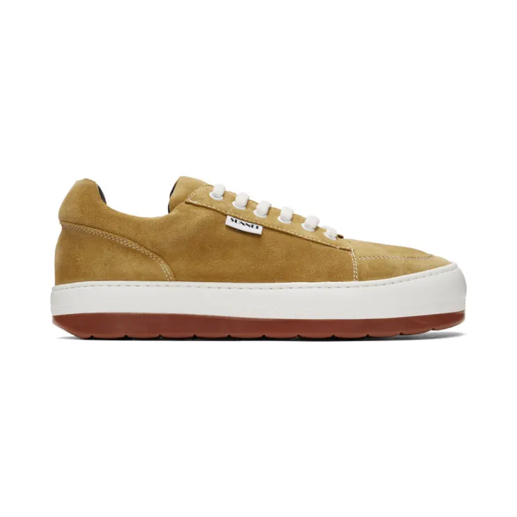 Sunnei Beige Suede Dreamy Sneakers (SUN011_DREAMY)