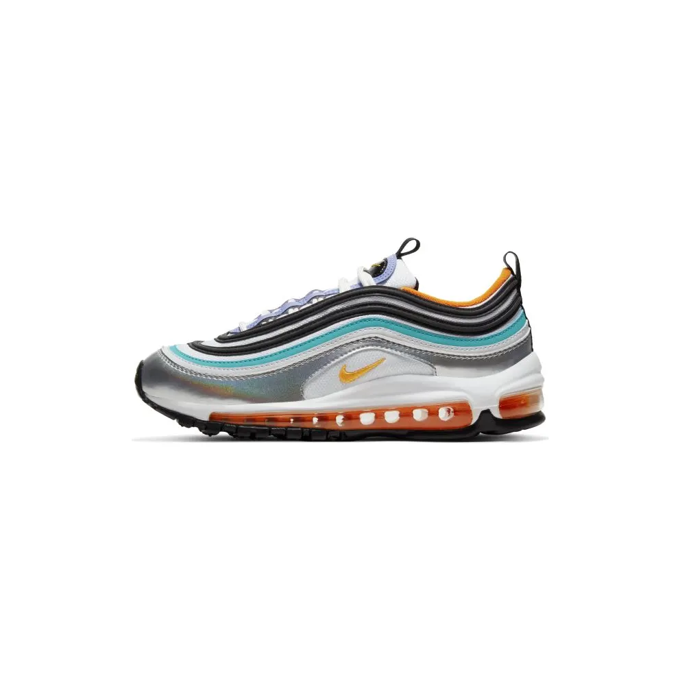 Nike Air Max 97 DTN Metallic Silver (GS) Metallic Silver/White/Black (CW0989-001)