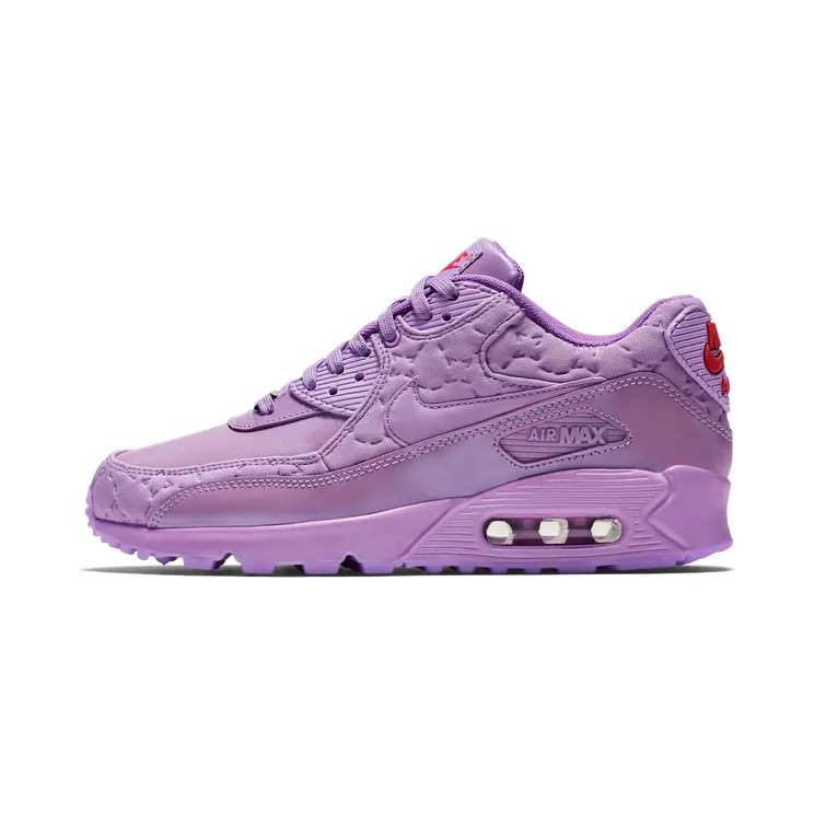 Nike Air Max 90 Paris Macaroon (W) “Purple / Challenge Red / Fuchsia Glow” (813150-500)