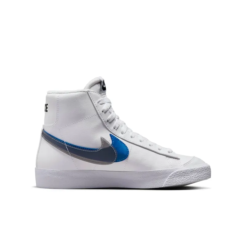 Nike Blazer Mid Next Nature Double Swoosh White Hyper Royal (FD0690-100)