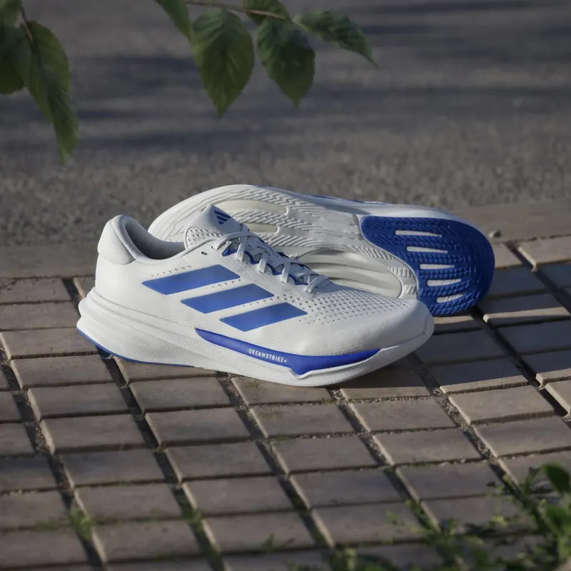 Adidas Supernova Stride 2 Running Shoes Cloud White / Lucid Blue / Grey One (JR0223)