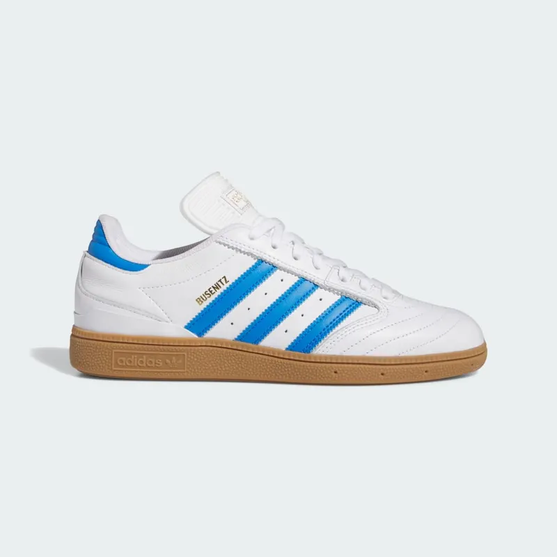 adidas Busenitz Shoes Cloud White / Blue Bird / Gold Metallic (IE3101)