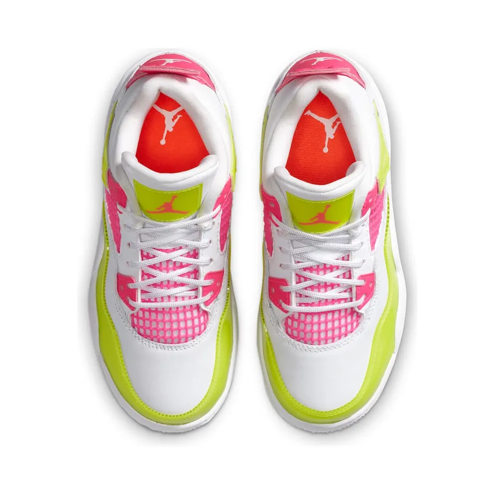 Air Jordan 4 Retro White Lemon Pink (PS) (2020) (CV7809-100)