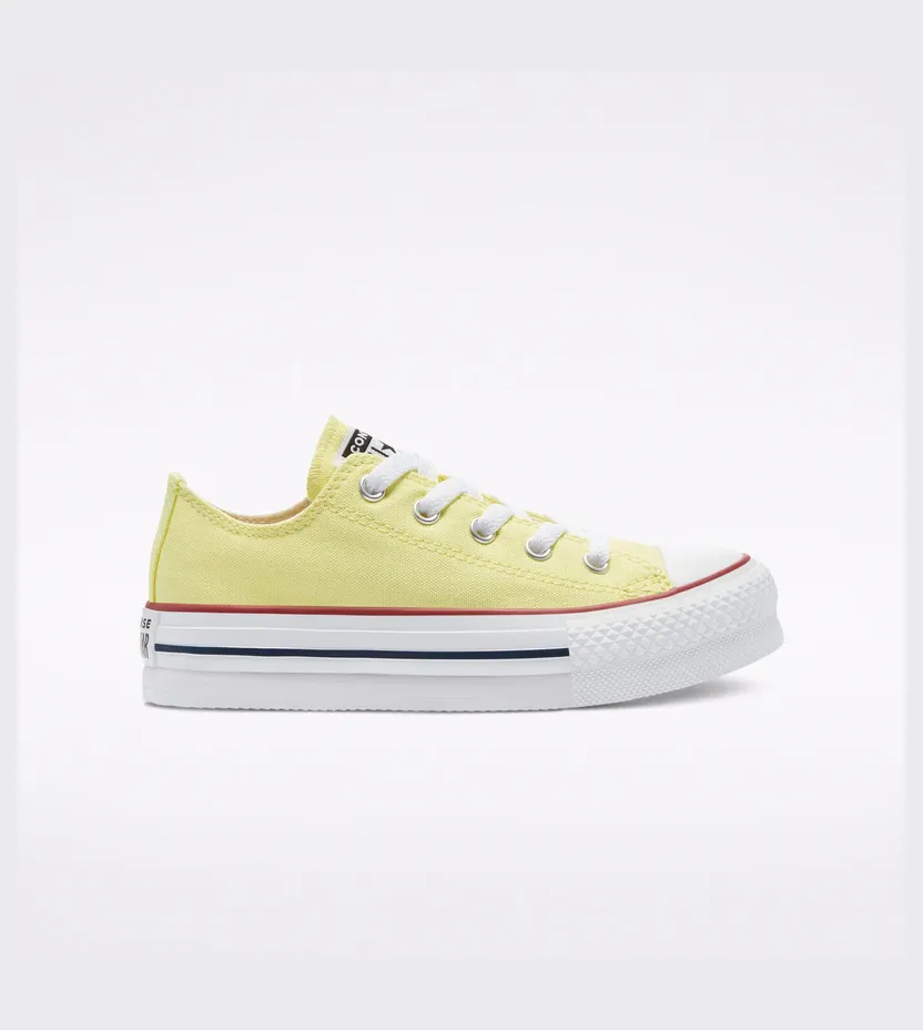 Converse Canvas Color EVA Platform Chuck Taylor All Star Low Top Lt Zitron/white/black (670203C)