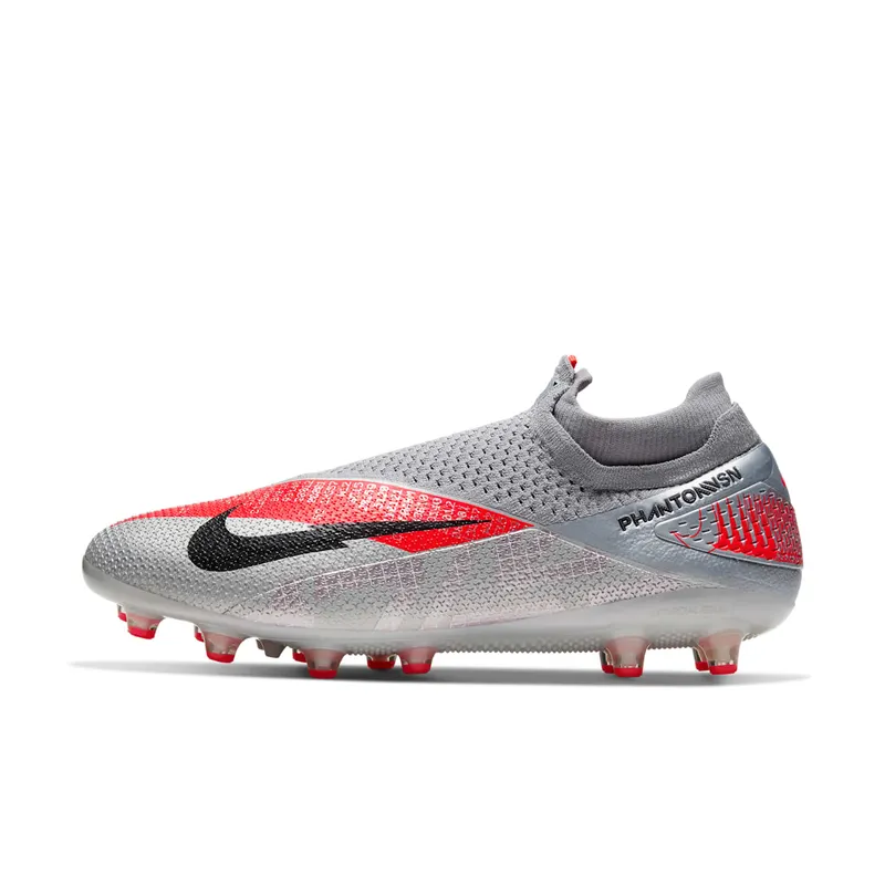 Nike Phantom Vision 2 Elite DF AG-Pro “Metallic Bomber Grey / Particle Grey / Laser Crimson / Black” (CD4160-906)