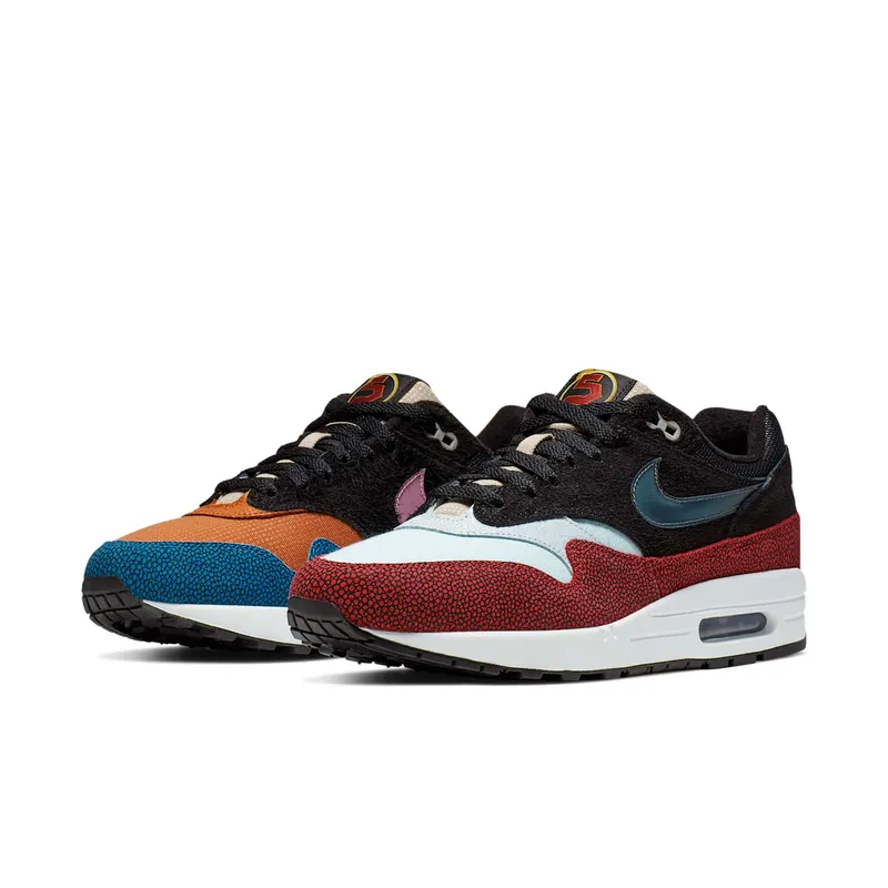 Nike Air Max 1 Swipa Black/Black-Cinder Orange-Photo Blue-Moon Particle-Desert Ore (CJ9746-001)
