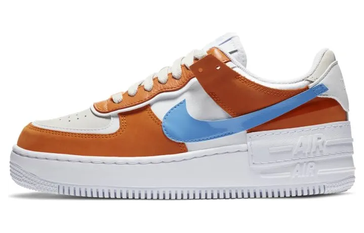 Nike Air Force 1 Shadow White Dark Orange (2020) (CZ0365-100)