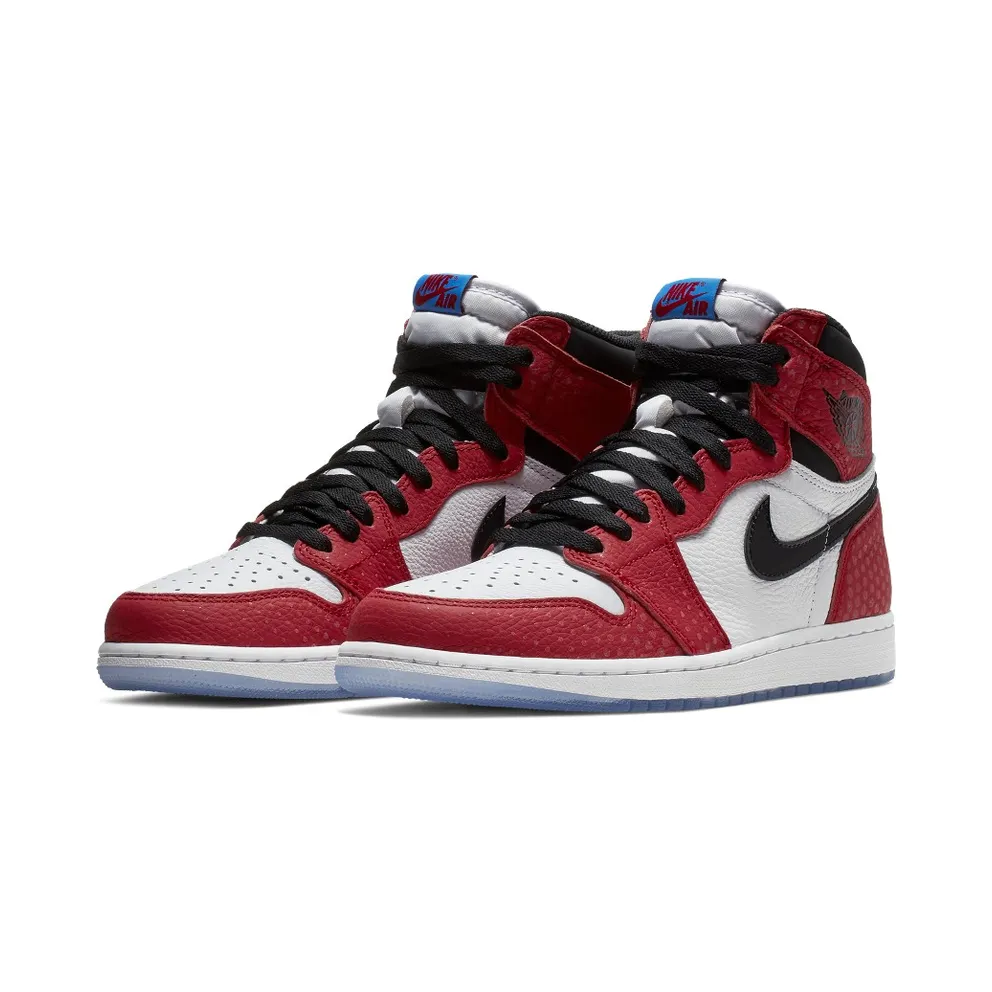 Air Jordan 1 Retro High OG ‘Chicago Crystal’ (Spider-Man Origin Story) (2018) (555088-602)