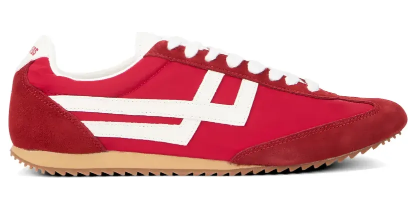 Pro-Keds Racer 77 Sneakers mit Wildledereinsätzen – Rot (R7226SLMNS)