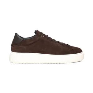 Giuliano Galiano aus Wildleder “Brown” (MARSCAMISCIODARKBROWN)