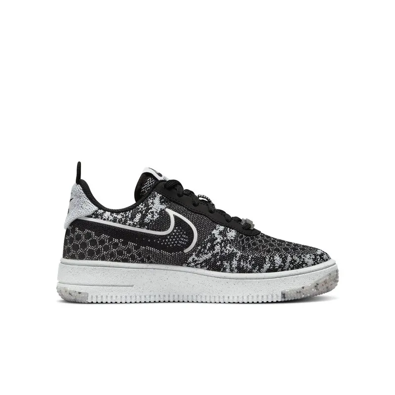 Nike Air Force 1 Crater Flyknit Older Kids’ Black (DM1060-001)