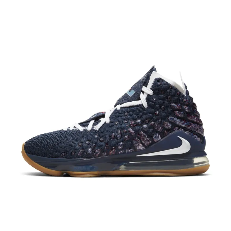 Nike LeBron 17 College Navy College Navy/White-Game Royal (CD5056-400)