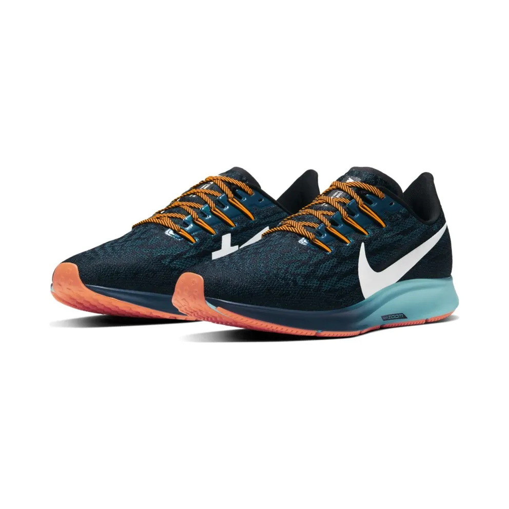 Nike Air Zoom Pegasus 36 Black Black/Midnight Turquoise-Aurora-Metallic Summit White (CD4573-001)