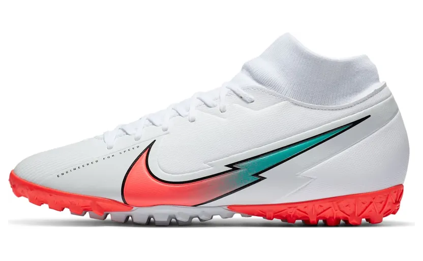 Nike Mercurial Superfly 7 Academy TF White Crimson Jade (AT7978-163)