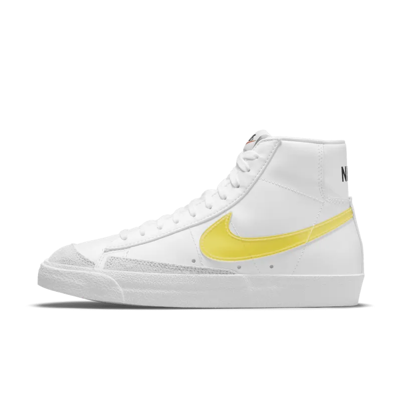 Nike Blazer Mid 77 Essential White Opti Yellow (W) (DJ3050-101)