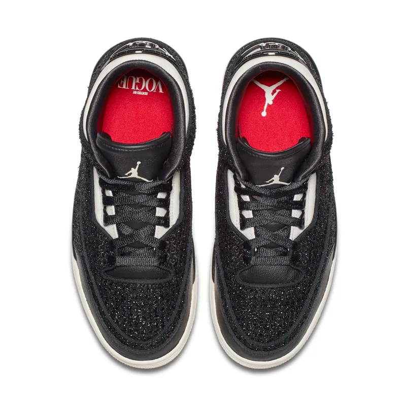 Jordan 3 Retro AWOK Vogue Black (W) Black/Sail (BQ3195-001)