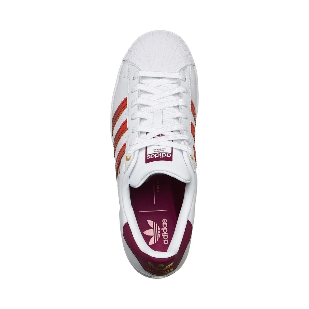 adidas Superstar HER Studio London (W) Cloud White/Power Berry/Gold Metallic (FW2527)