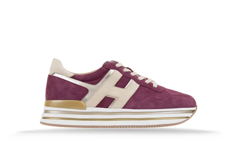 Hogan Midi Platform Cipria “Magenta/Cipria” (HXW4830CB80 LWK)