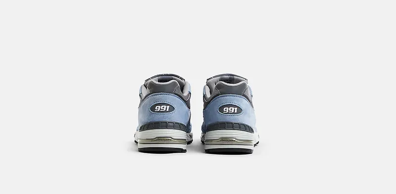 New Balance 991 “MiUK Dusty Blue Alloy Smoked Pearl” (M991BGG)