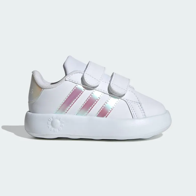 adidas Grand Court 2.0 Kids Cloud White / Iridescent / Grey Two (ID5265)