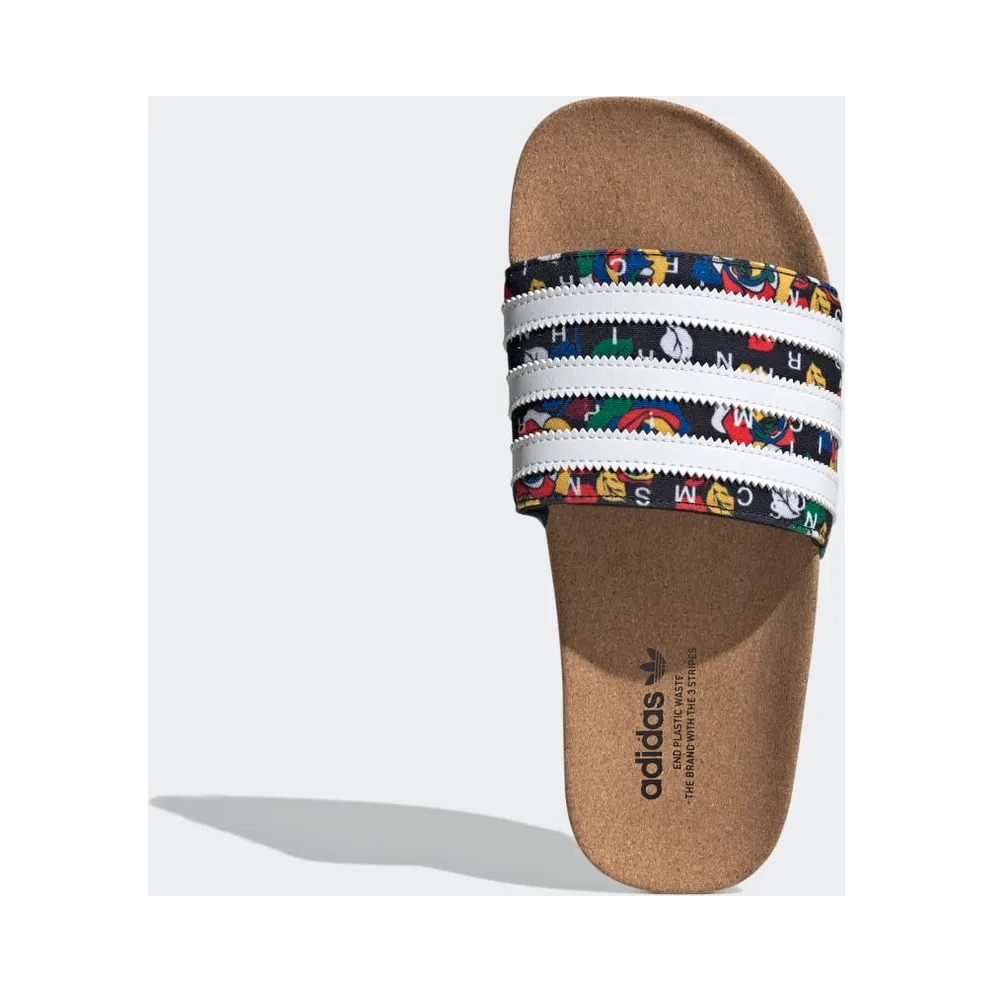Adidas Rich Mnisi Adilette Slides Core Black / Cloud White (GW0564)