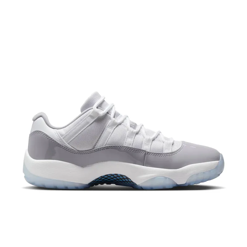Air Jordan 11 Retro Low White/Cement Grey/University Blue (AV2187-140)