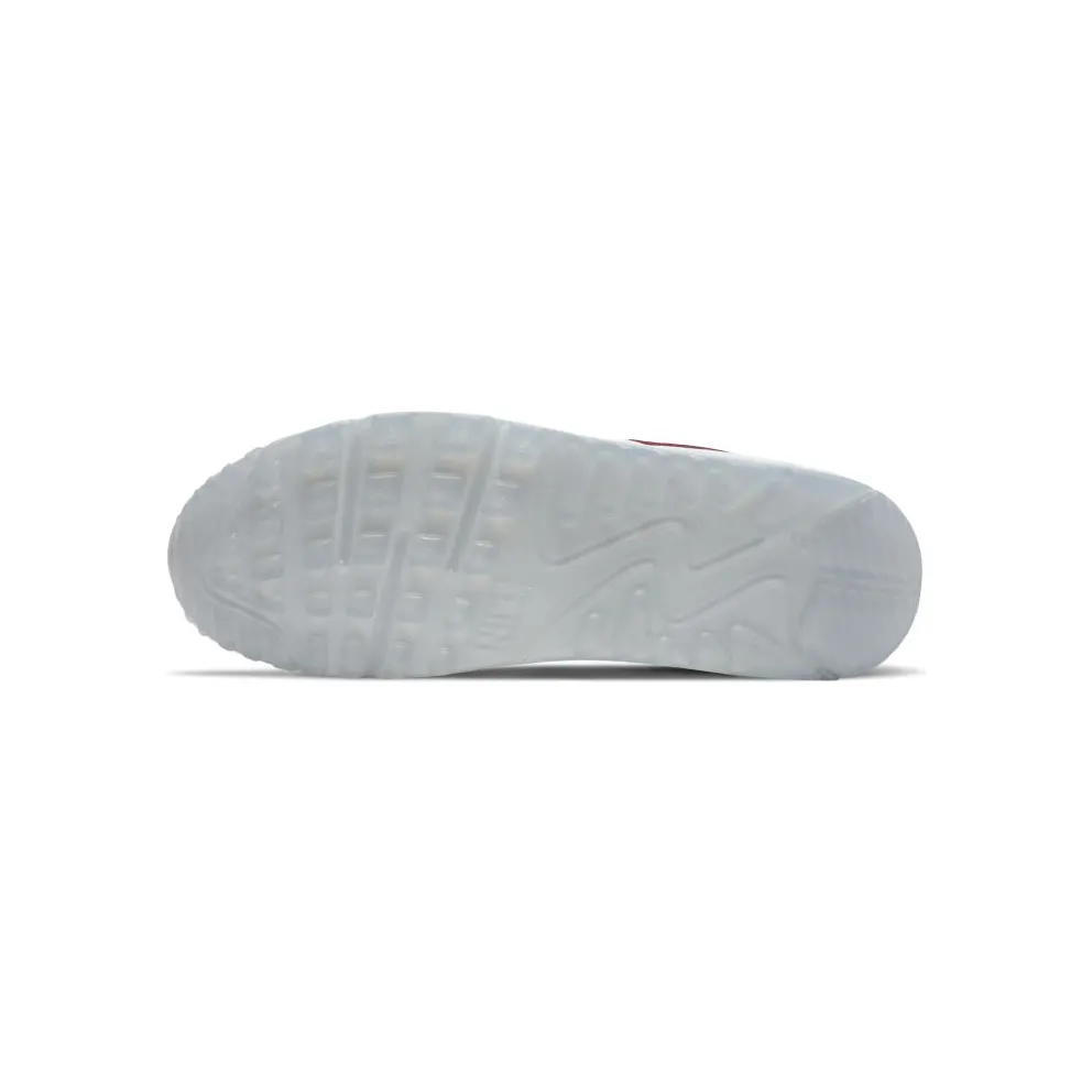 Nike Air Max 90 One of One White/Hydrogen Blue-Bright Crimson (CW5569-100)