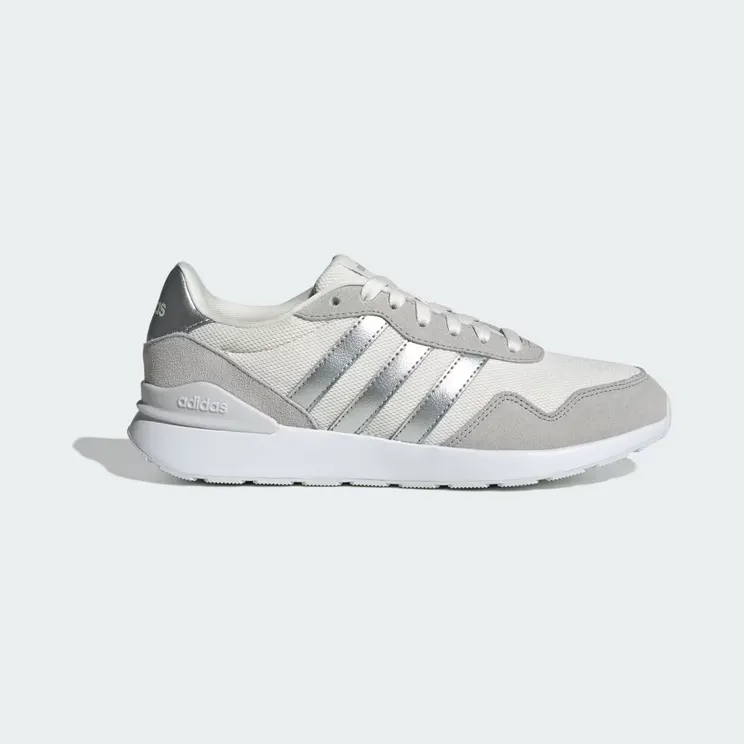 adidas Run 60s 4.0 “Chalk White / Silver Metallic / Grey Two” (JR6628)