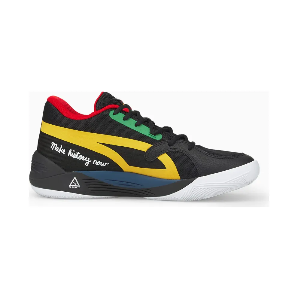 Men’s PUMA Trc Blaze Court Black Fives Black/Saffron (376637-01)