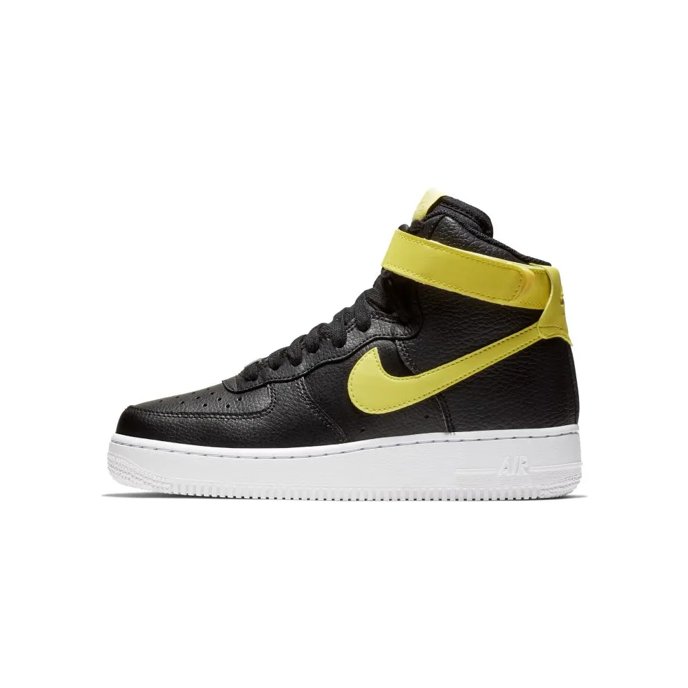Nike Air Force 1 High Black Yellow Pulse (W) Black/White-Yellow Pulse (334031-014)