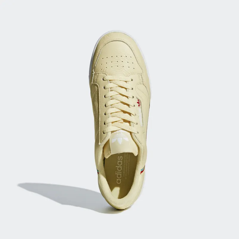 adidas Continental 80 Mist Sun Mist Sun/Hi-Res Aqua/Scarlet (AQ1054)
