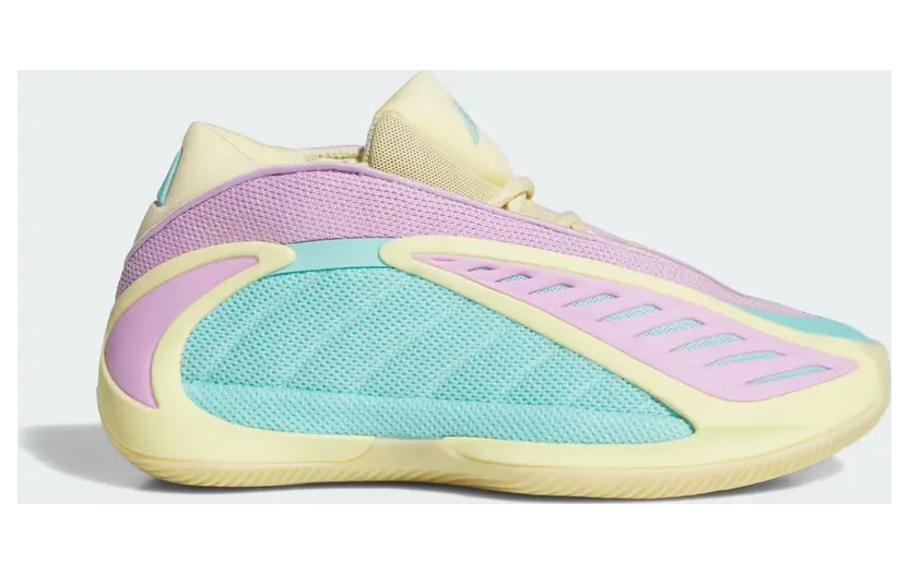 Adidas Anthony Edwards 2 J Almost Yellow / Bliss Lilac / Flash Aqua (JQ9505)